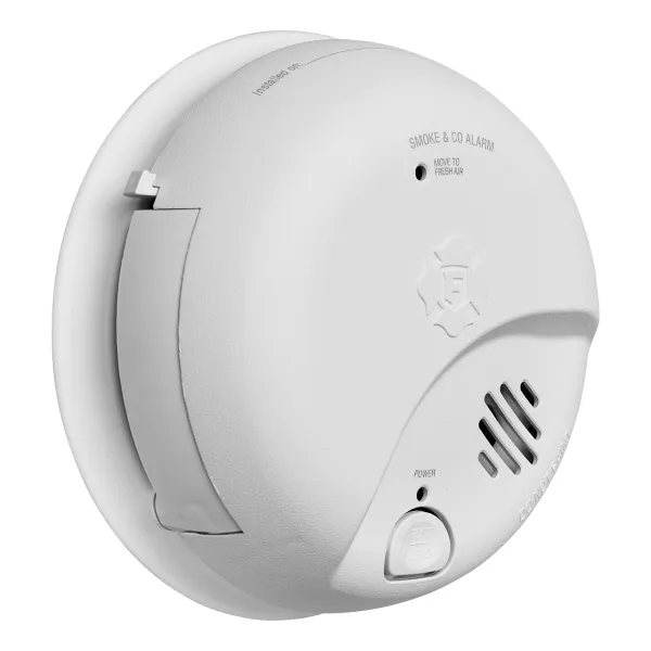 BRK First Alert SMIC0100-AC Hardwired Dual Smoke & CO Alarm with Battery Backup
