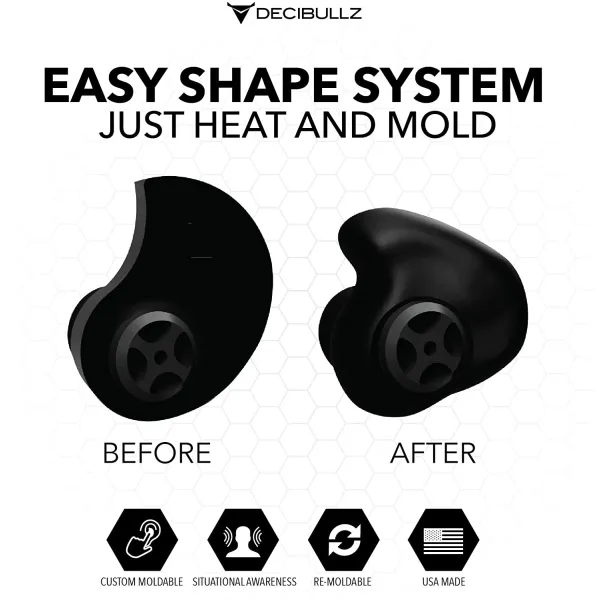 Decibullz Surveillance Earpieces + Awareness | Black
