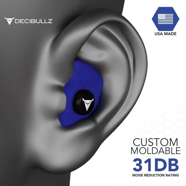 Decibullz Earplugs | Blue