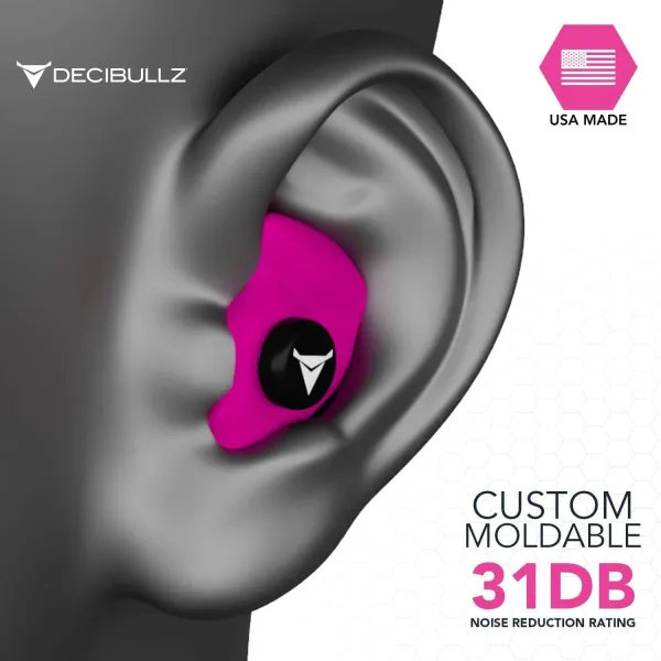 Decibullz Earplugs | Pink