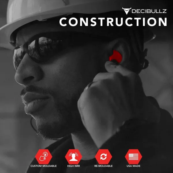 Decibullz Earplugs | Red