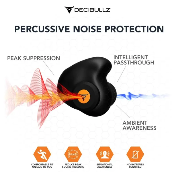 Decibullz Percussive Shooting Filters | Black