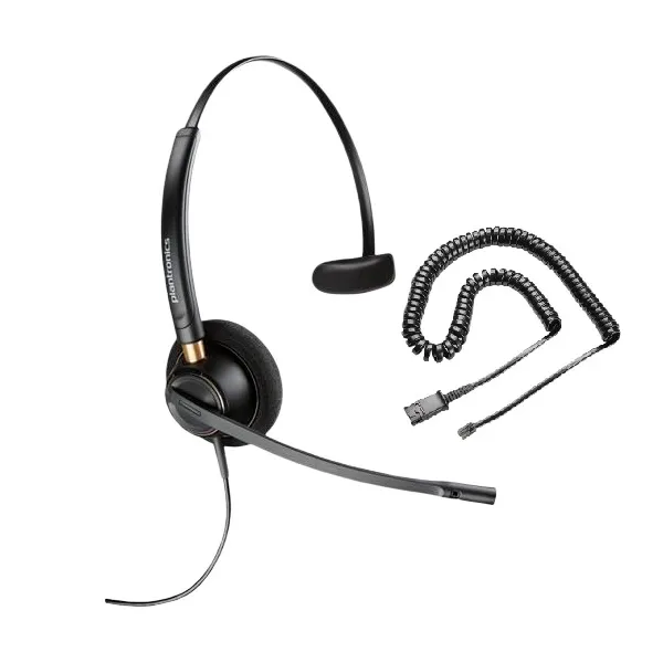 Plantronics HW510 EncorePro Noise Canceling Headset with RJ9 Adapter