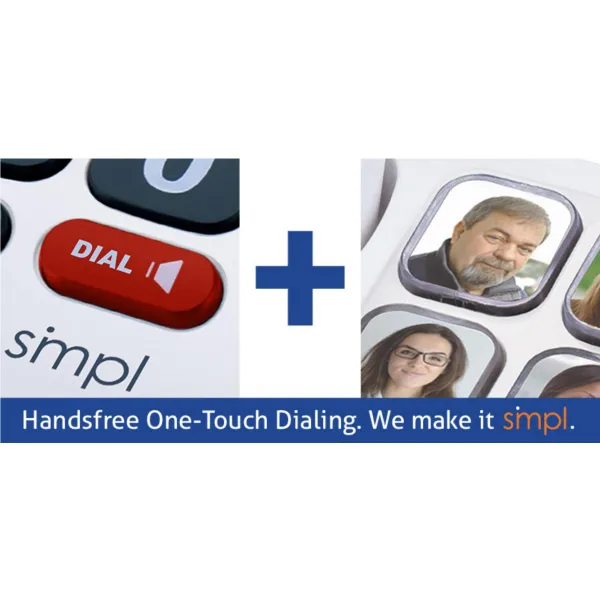 SiMPL Amplified + Hands-Free Dialing Photo Phone