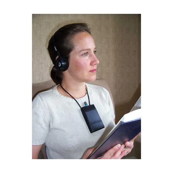 Oval Window HLR III Induction Loop Receiver with Headphones