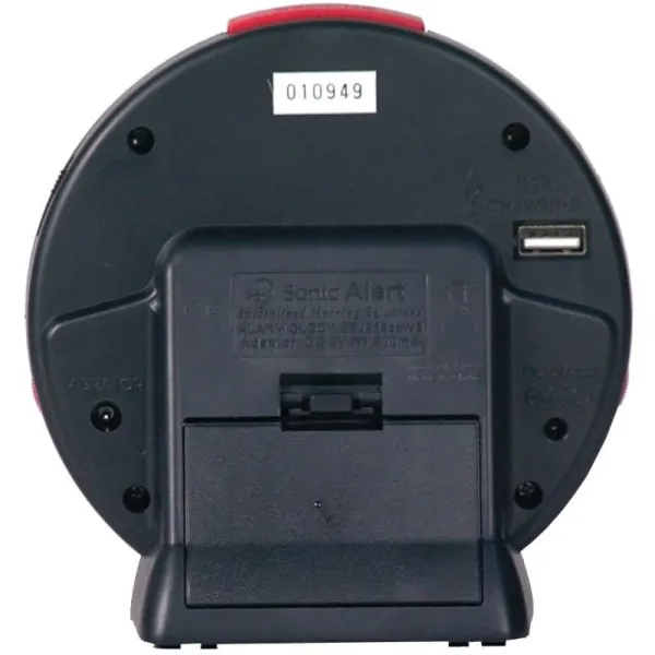 Sonic Alert Sonic Bomb Jr SBJ525SS Vibrating Alarm Clock