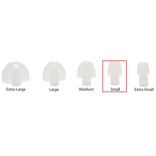 Replacement Ear Tips for Sound World Solutions HD75 | Small