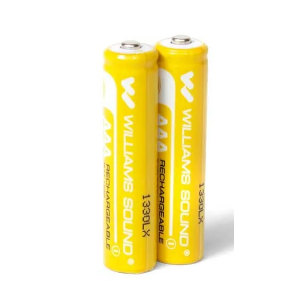 Williams Sound BAT 022 AAA NiMH Rechargeable Batteries 2 Count