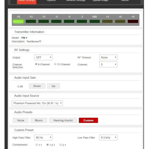 Williams Sound FM T55 Dual FM & Wi-Fi Base Transmitter