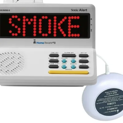 Sonic Alert HomeAware II Signaling Hub + Bed Shaker